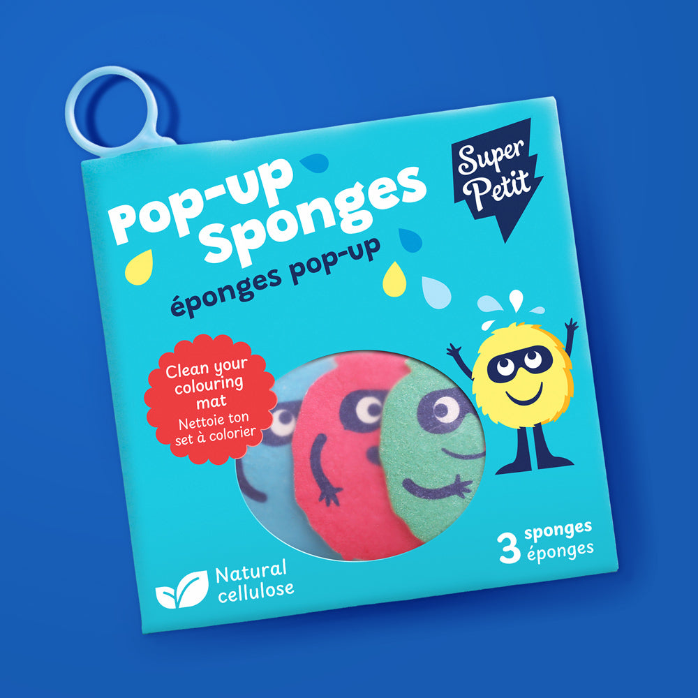 Pop-up Sponges – Lot de 3 éponges magiques