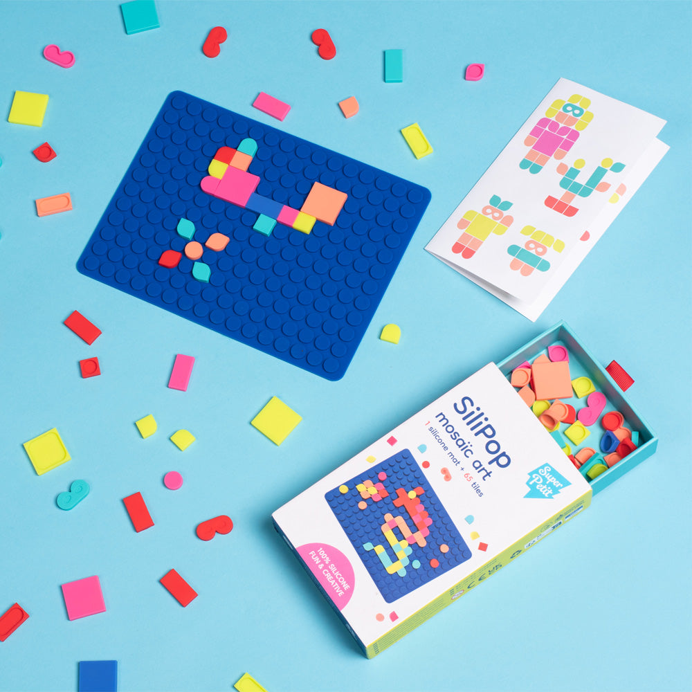 Silipop Bleu – Jeu Créatif de Mosaïques à Clipser