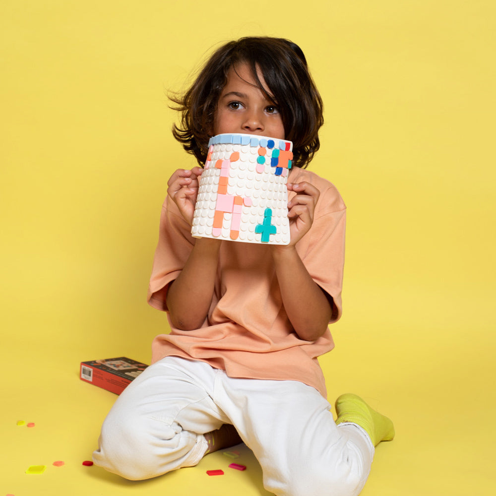 Silipop Blanc – Jeu Créatif de Mosaïques à Clipser
