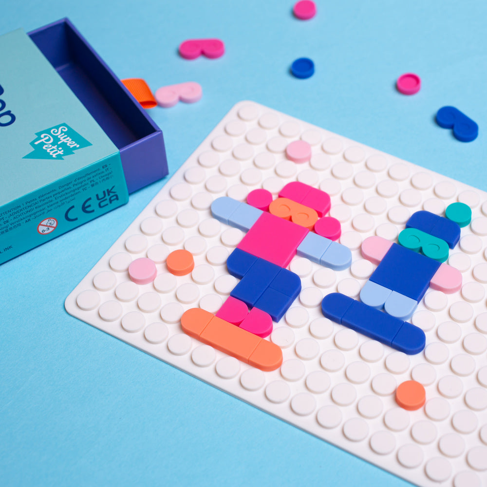 Silipop Blanc – Jeu Créatif de Mosaïques à Clipser