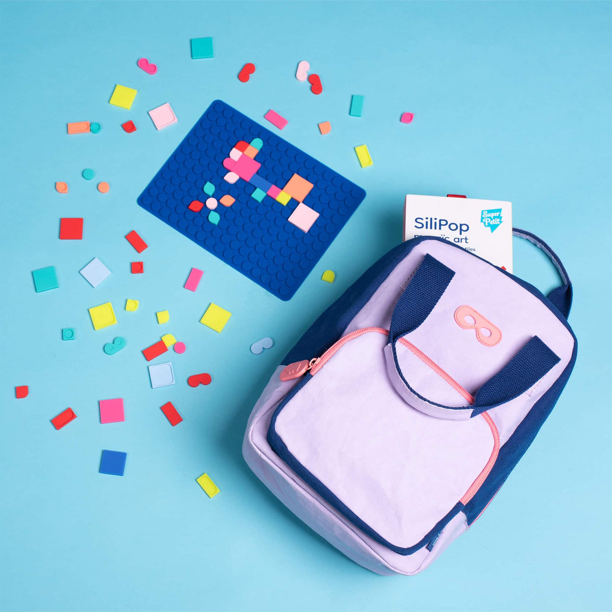 Sac à dos enfant éco-responsable Billy SuperPetit – coloris Lilas
