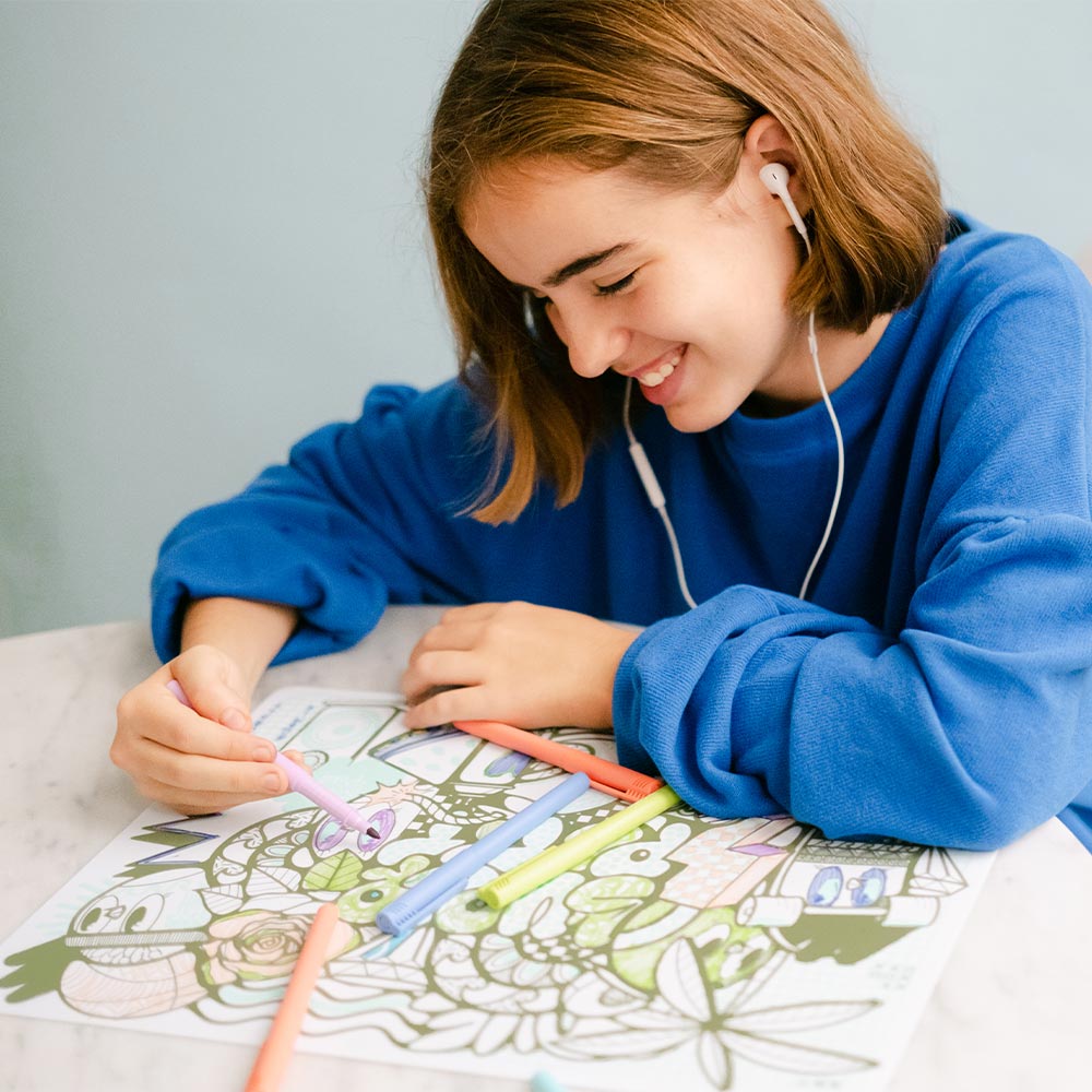 Graffiti Mat collaboration Bishopparigo x SuperPetit en silicone