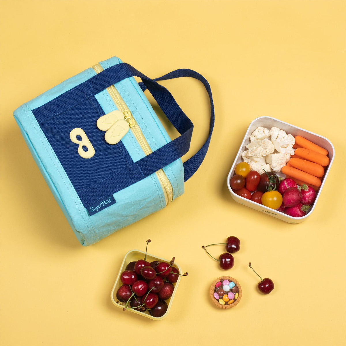 Sac repas isotherme éco-responsable Lilo SuperPetit – coloris Azur