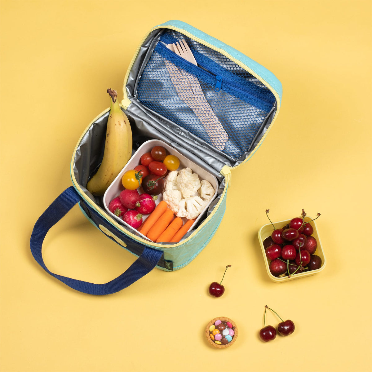 Sac repas isotherme éco-responsable Lilo SuperPetit – coloris Azur