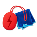 Lingette microfibre et étui en silicone SuperPetit – coloris Rouge