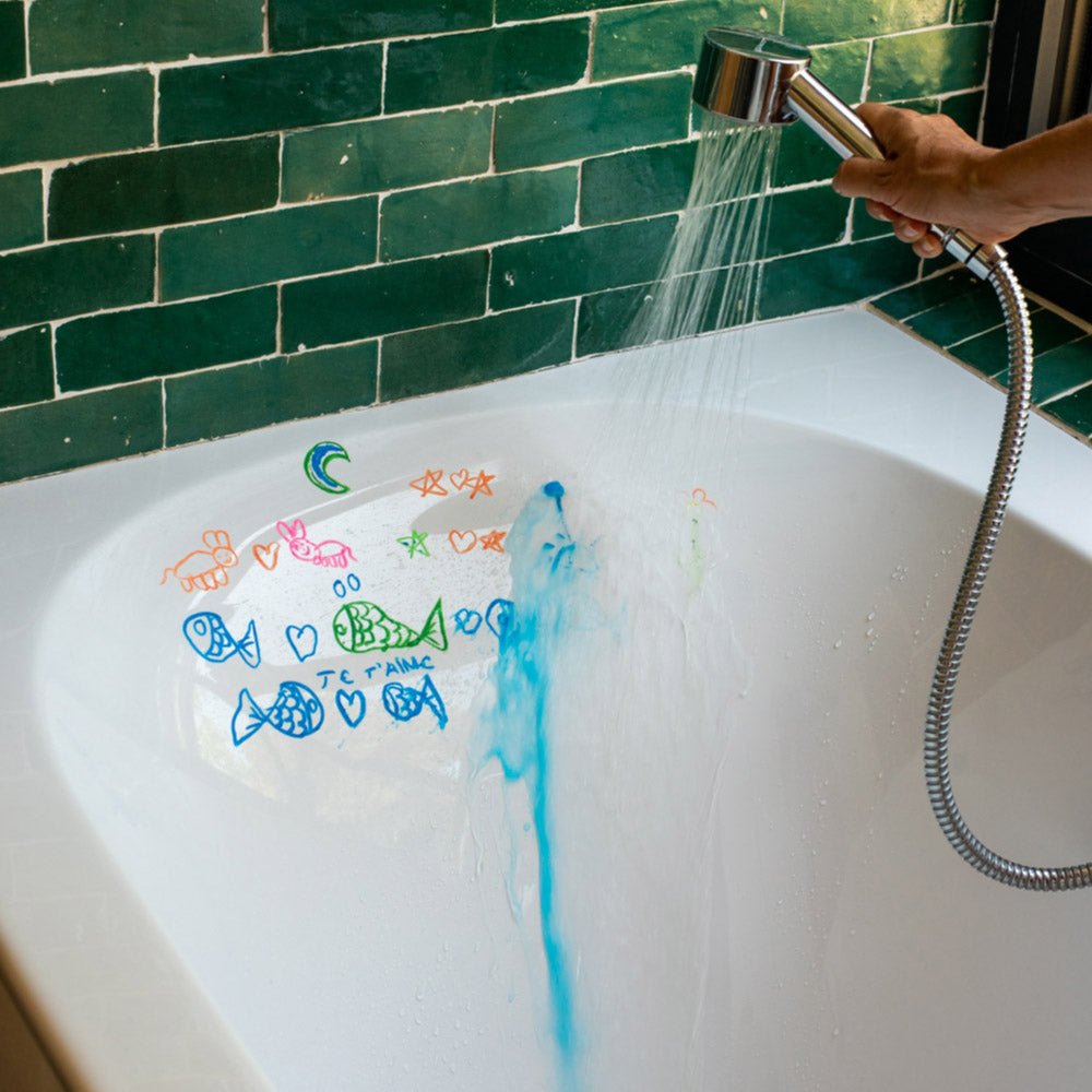 5 Crayons de Cire Twistables pour Vitres et Miroirs