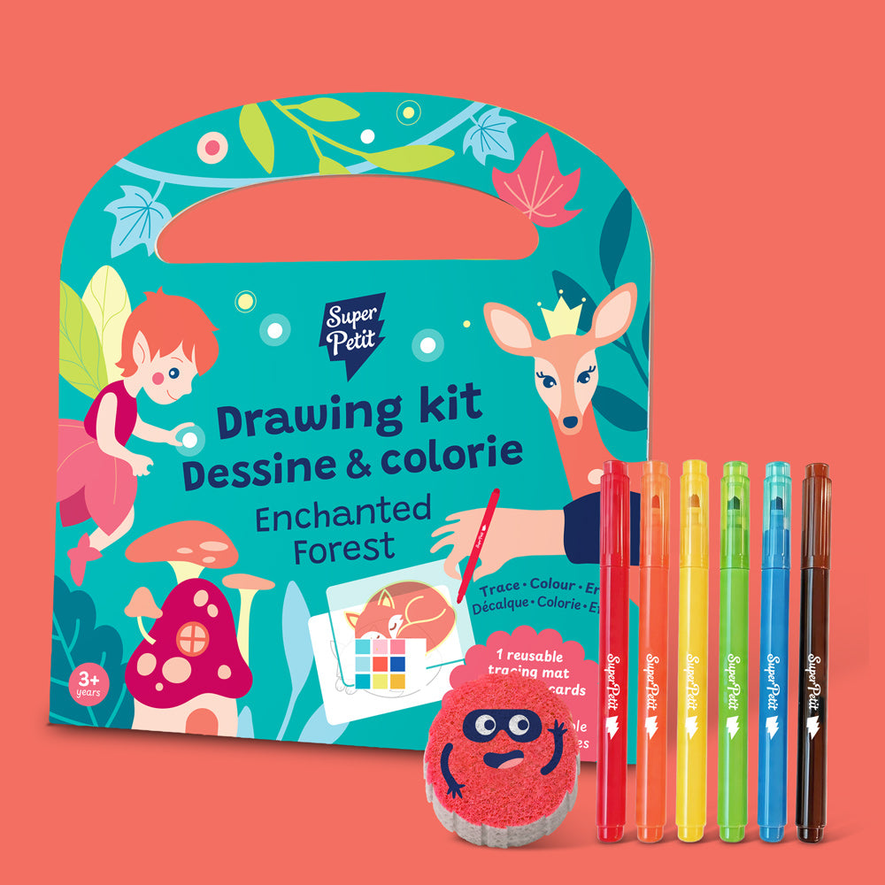 Drawing kit - Mallette créative Forêt enchantée