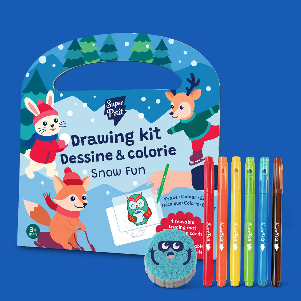 Drawing kit - Mallette créative Snow Fun