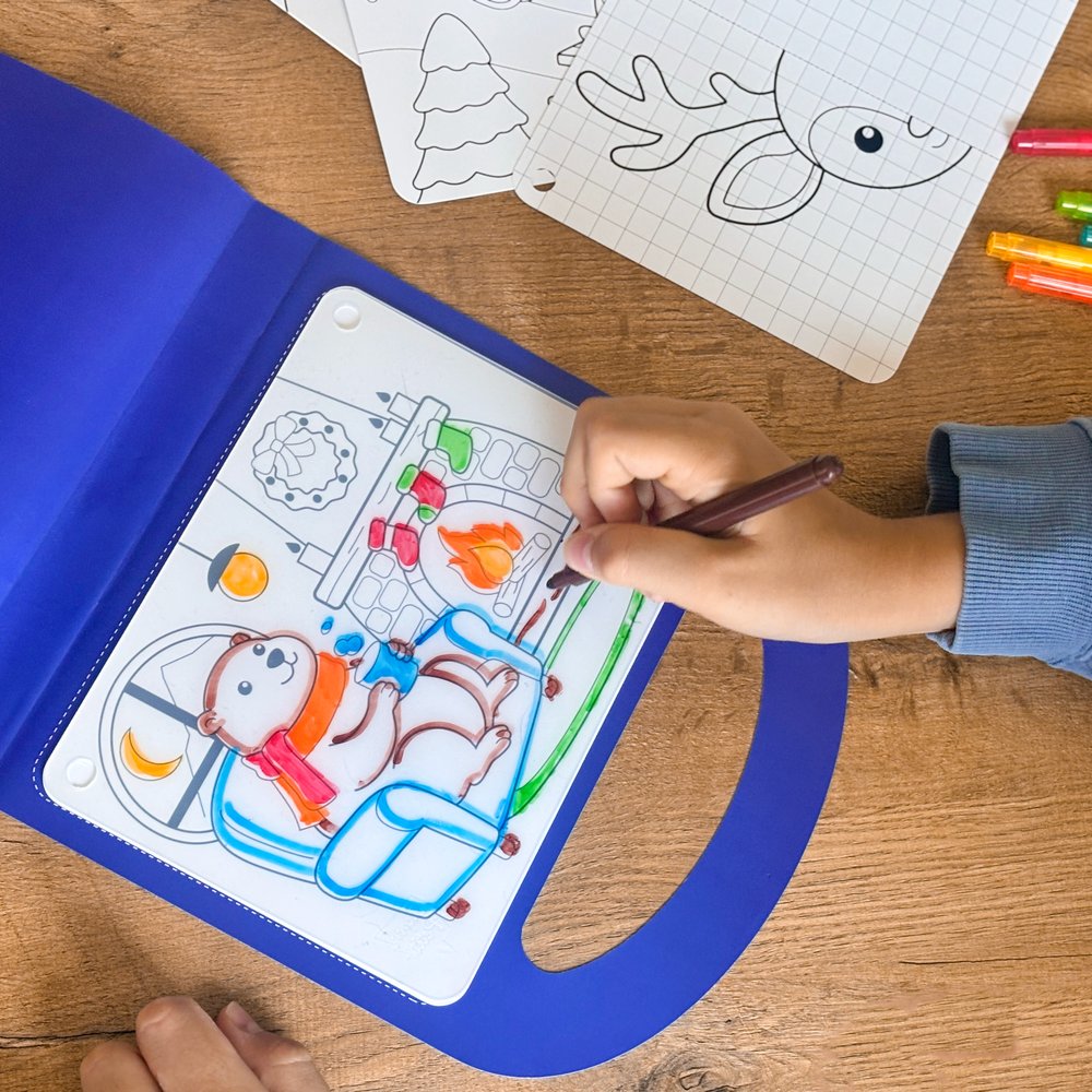 Drawing kit - Mallette créative Snow Fun