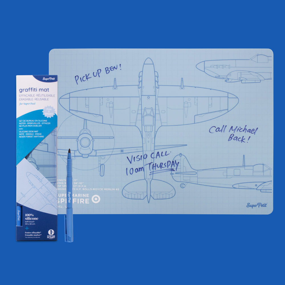 Graffiti Mat Papa – Sous-Main en Silicone Réutilisable