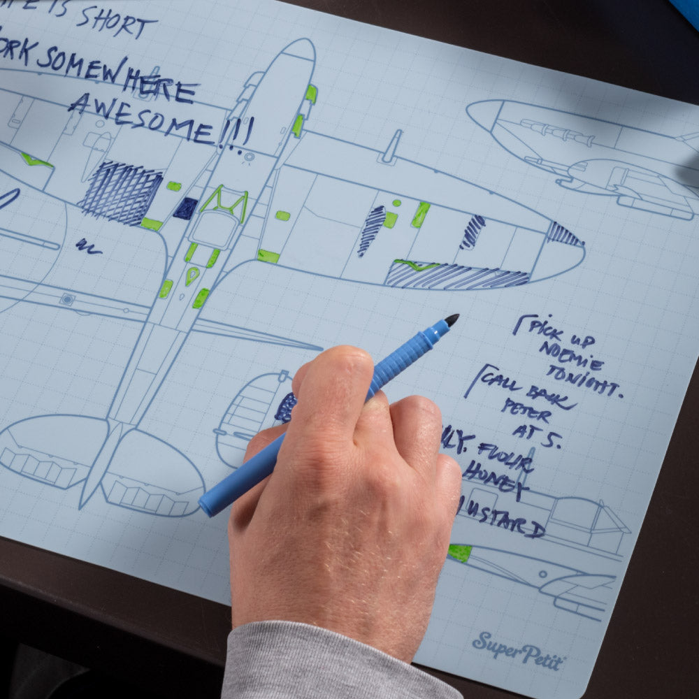 Graffiti Mat Papa – Sous-Main en Silicone Réutilisable