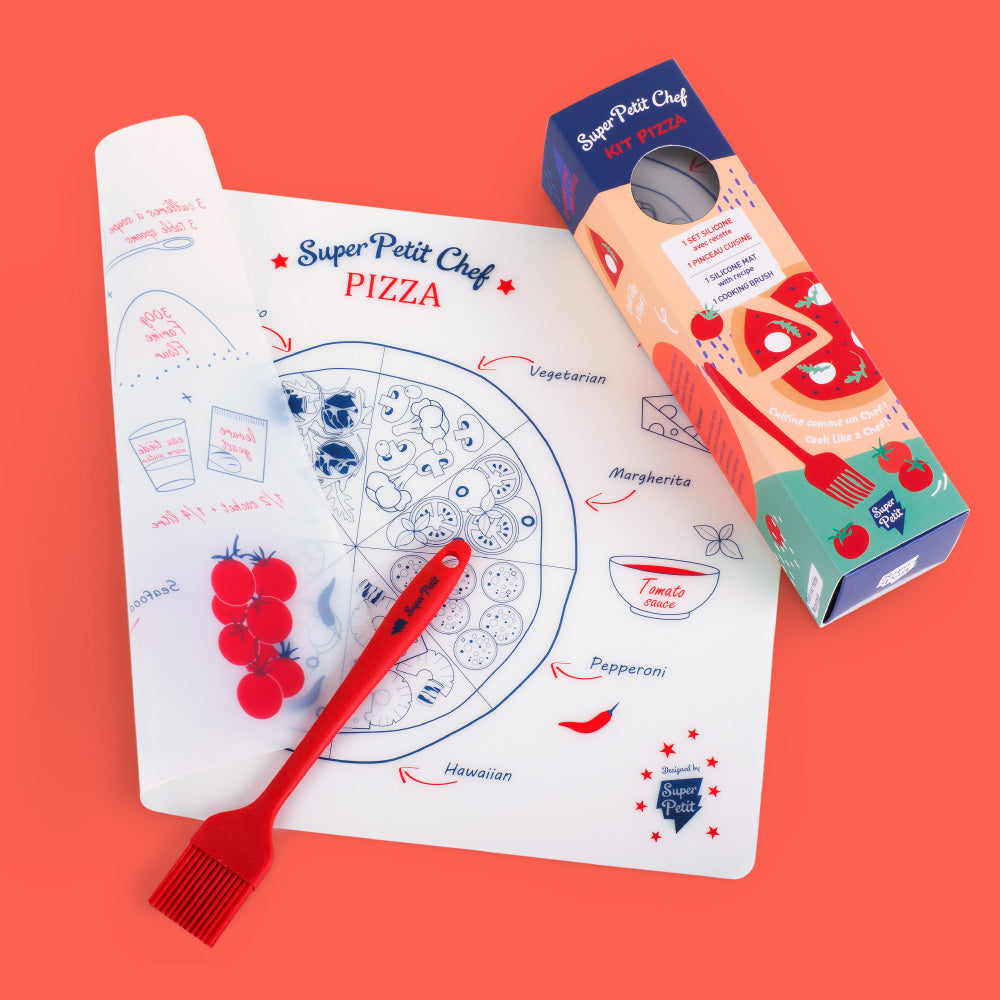 Kit Pizza en silicone pour enfants SuperPetit