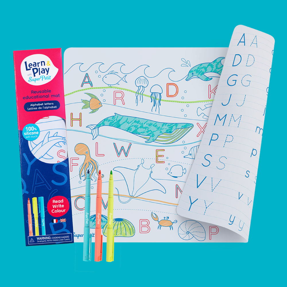 Coloriage Éducatif en Silicone – Les Lettres de l'Alphabet
