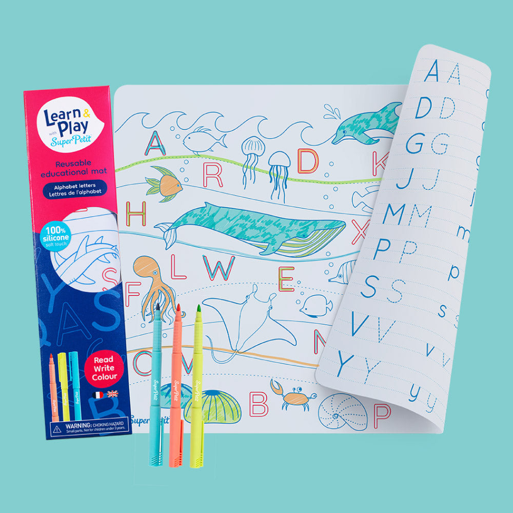 Coloriage Éducatif en Silicone – Les Lettres de l'Alphabet