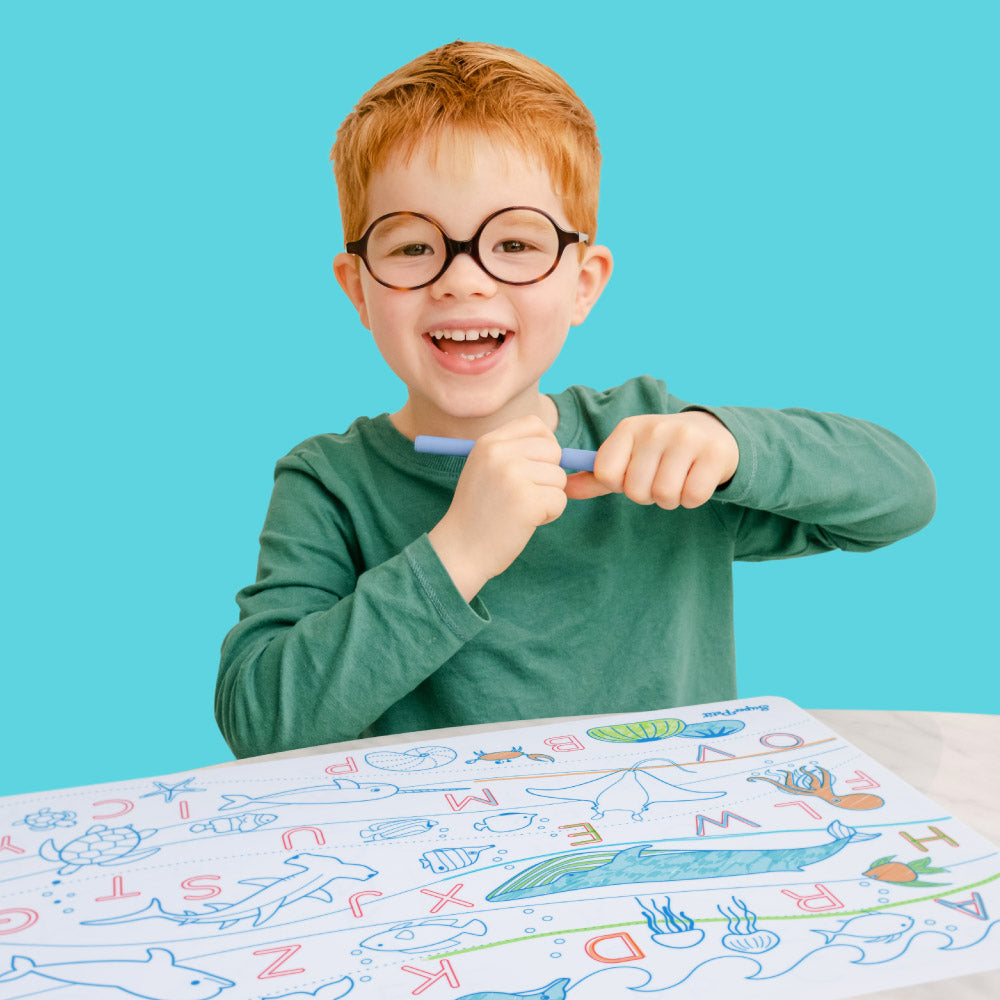 Coloriage Éducatif en Silicone – Les Lettres de l'Alphabet