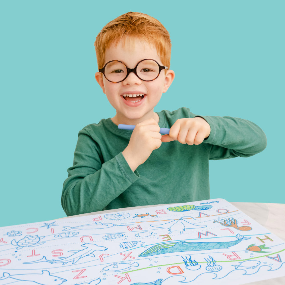 Coloriage Éducatif en Silicone – Les Lettres de l'Alphabet