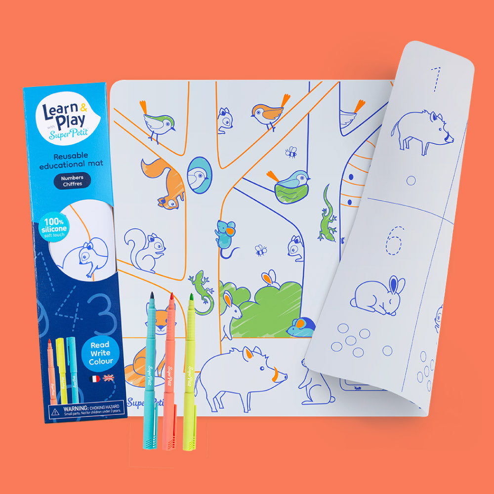 Coloriage Éducatif en Silicone – Les Chiffres