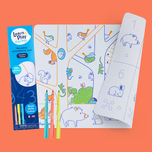 Coloriage Éducatif en Silicone – Les Chiffres