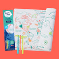 Mon Premier Planisphère – Coloriage Éducatif en Silicone
