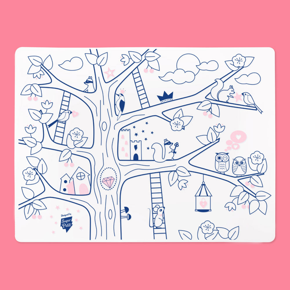 Set de Table à Colorier Silicone – Arbre Magique