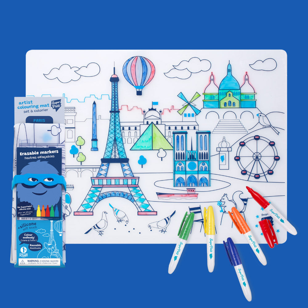 Set de Table à Colorier Silicone – Paris