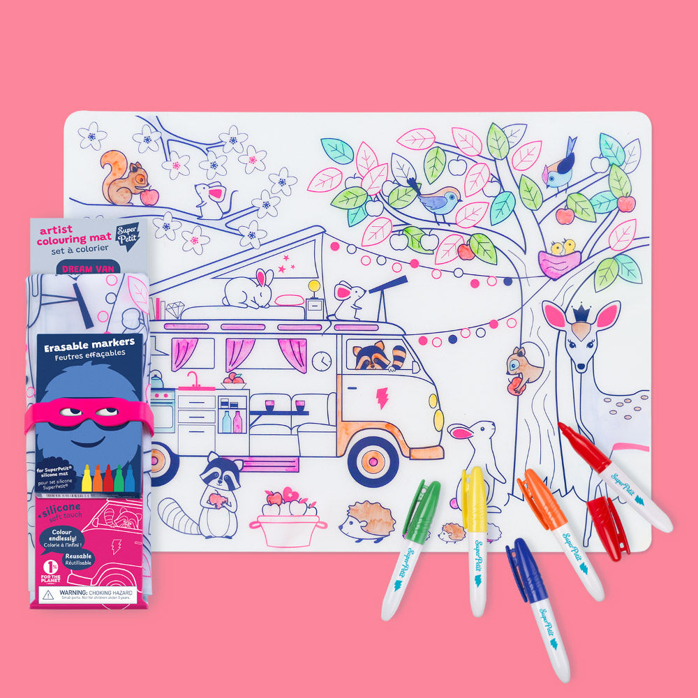 Set de Table à Colorier Silicone – Dream Van