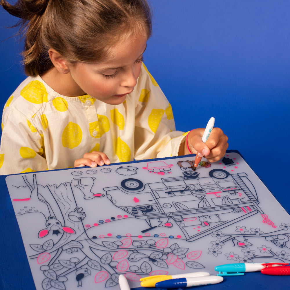 Set de Table à Colorier Silicone – Dream Van