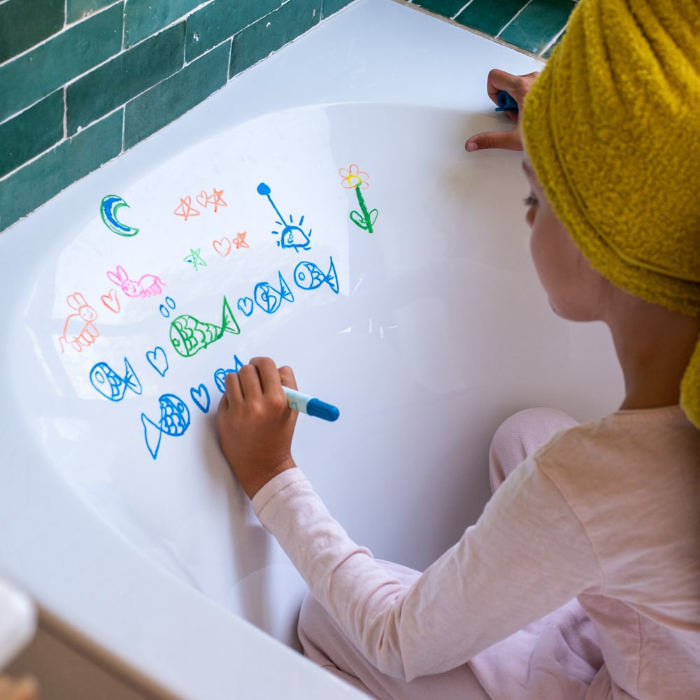 Crayons de cire twistables SuperPetit pour vitres et miroirs